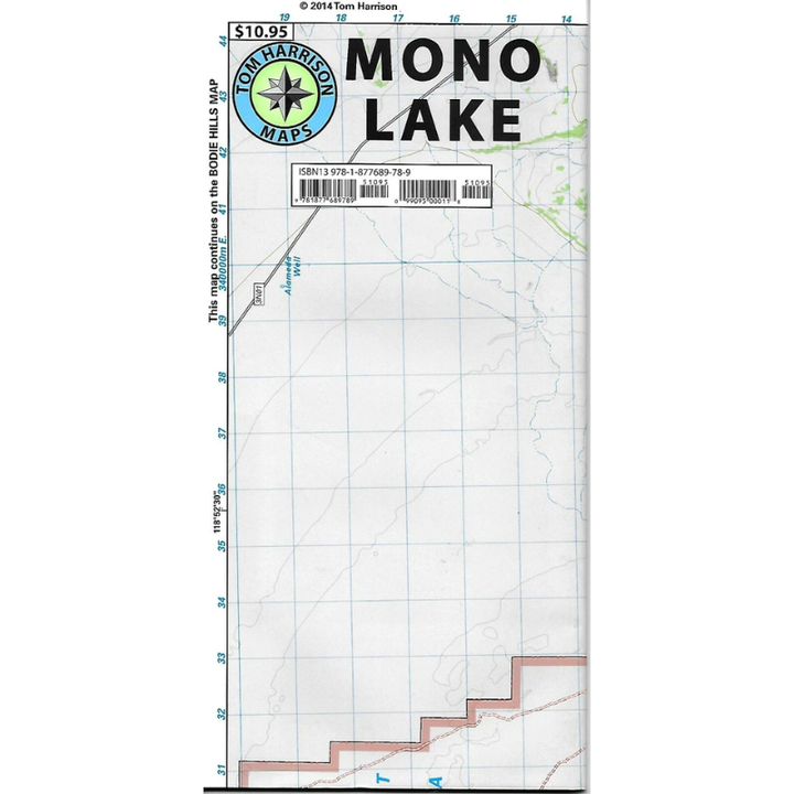 Harrison Maps Mono Lake Map