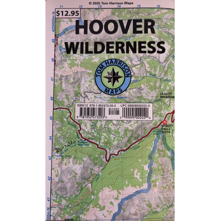 Harrison Maps Hoover Wilderness Map