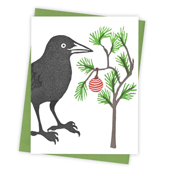 Little Tree Grackle card