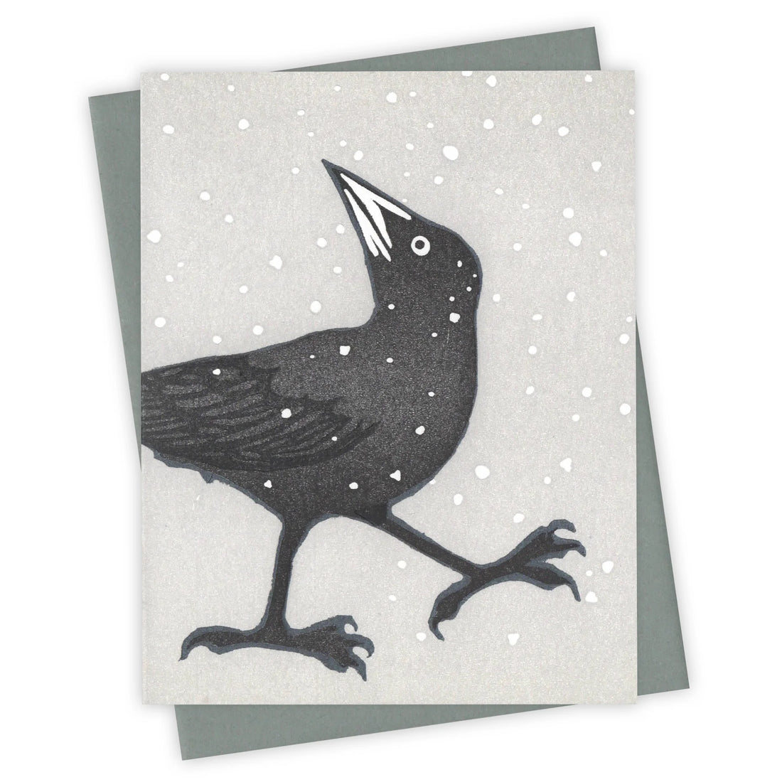 Flurry grackle card