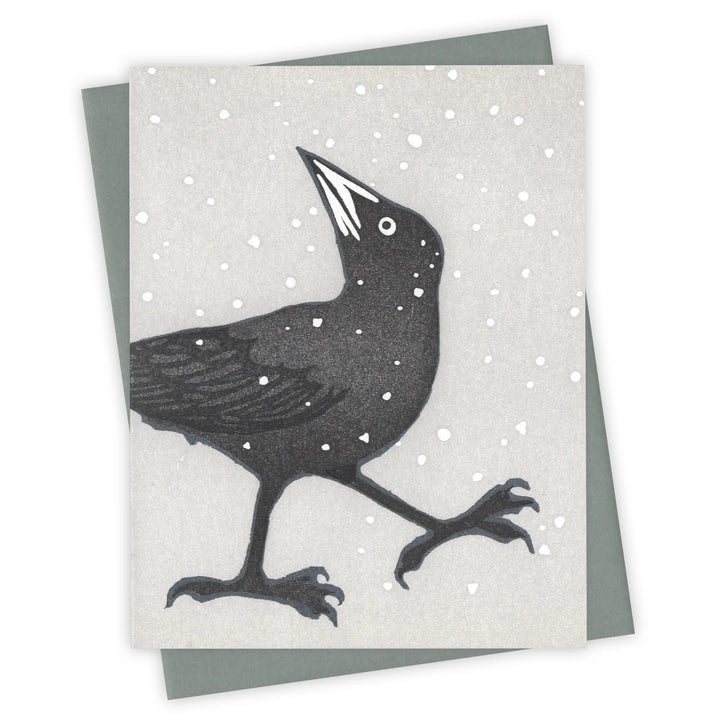 Flurry grackle card