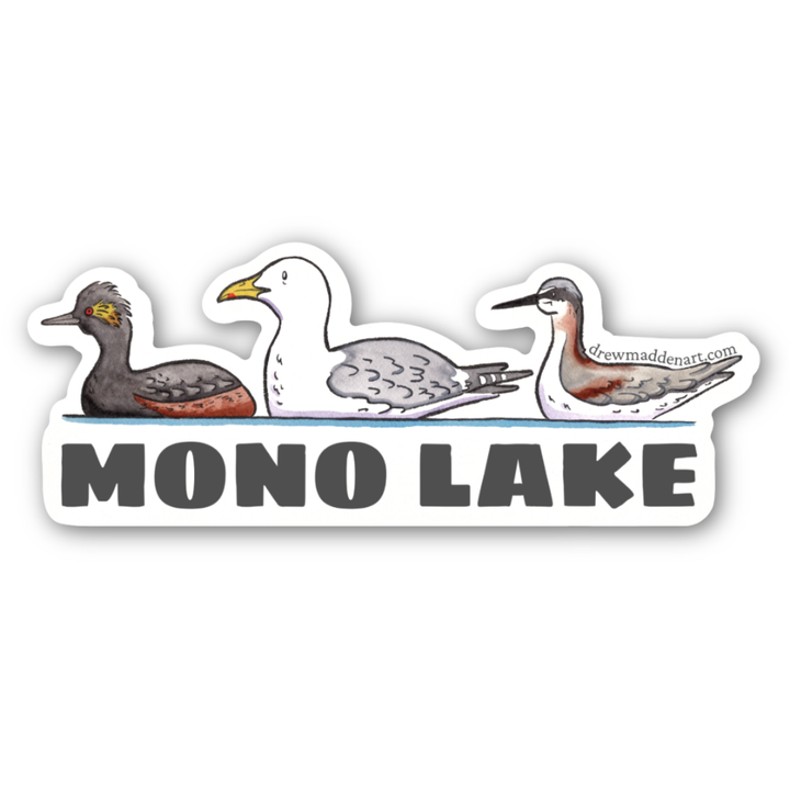 Three Birds Sticker