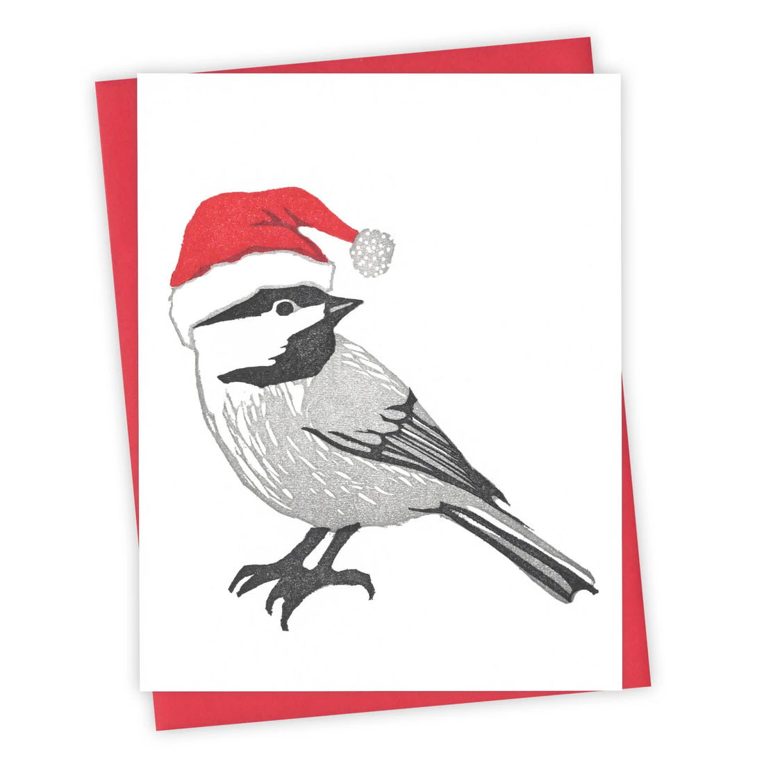 North Pole Chickadee card